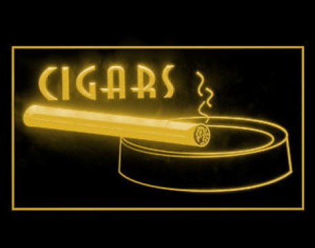 Cigar Smoke Tobacco Ashtray LED Neon Sign